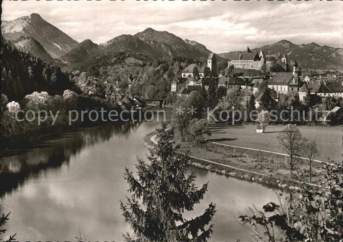 Fuessen Allgaeu Teilansicht