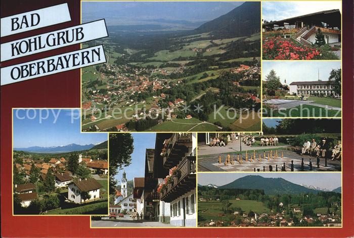 Bad Kohlgrub Total und Teilansichten Gartenschach Kirche