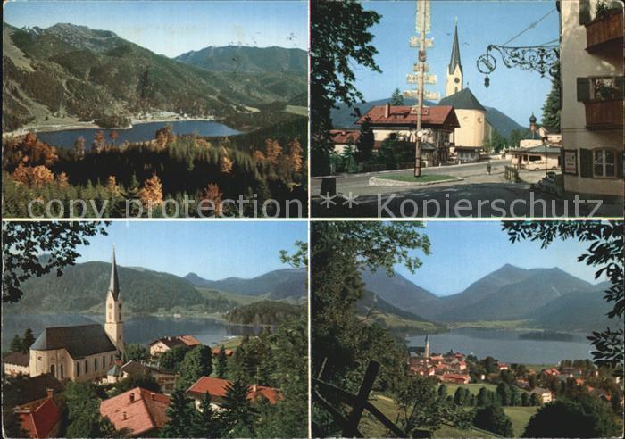 Schliersee mit Spitzingsee und Sonnwendjoch Kirchen