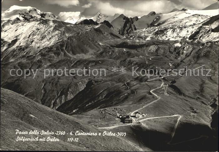 Stilfserjoch Passo dello Stelvio mit Ortler