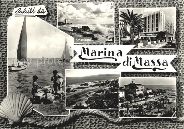 Marina di Massa Mareggia Hotel Excelsior Lungomare Piazza Betti Albergo Tirreno