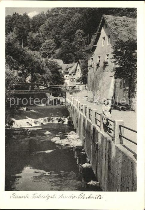 Berneck Fichtelgebirge Partie an der Goelschnitz