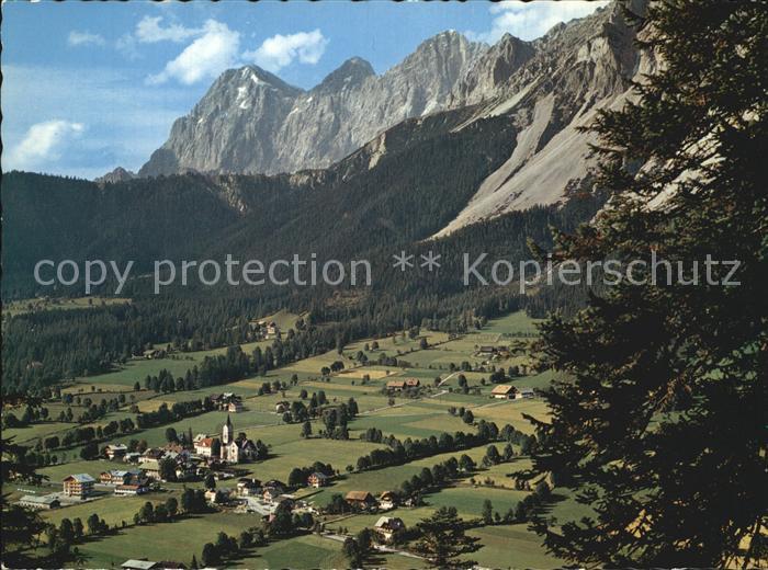 Ramsau Dachstein Steiermark mit Dachsteinsuedwaende