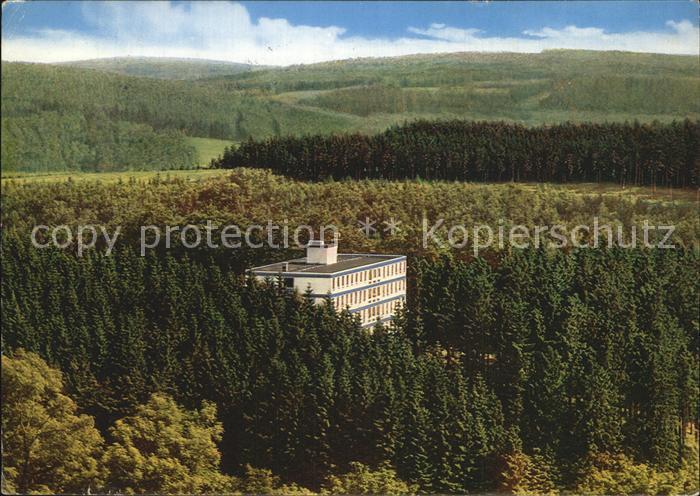 Hoheleye Ferienhaeuser Fuerstl Wittgensteiner Wildpark Fliegeraufnahme