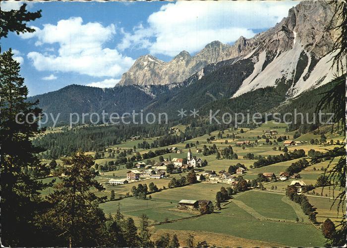 Ramsau Dachstein Steiermark mit Dachsteinsuedwaenden