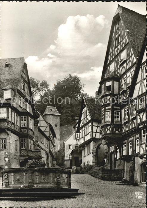 Miltenberg Main Schnatterloch mit Brunnen