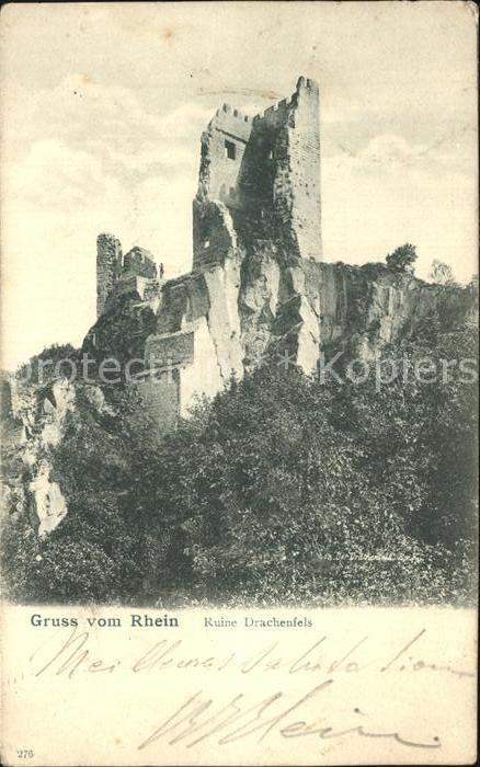Koenigswinter Burg Ruine Drachenfels