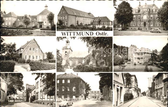 Wittmund Teilansichten Strassenpartie Kirche Gebaeude