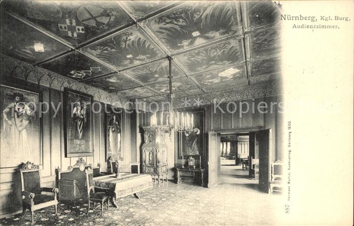 NueRNBERG  CITY Kgl Burg Audienzzimmer