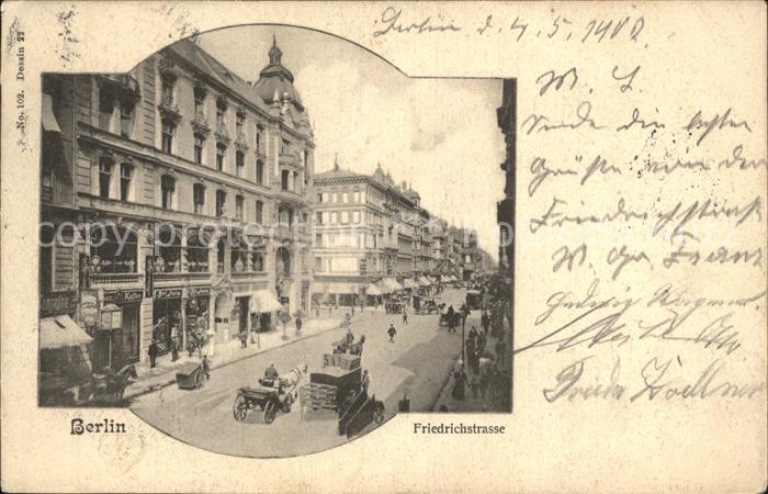 BERLIN  CITY Friedrichstrasse