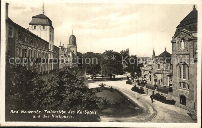 Bad Neuenahr-Ahrweiler Teilansicht mit Kurhotels Kurhaus