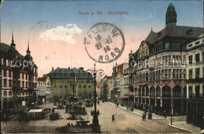 Bonn Rhein Marktplatz