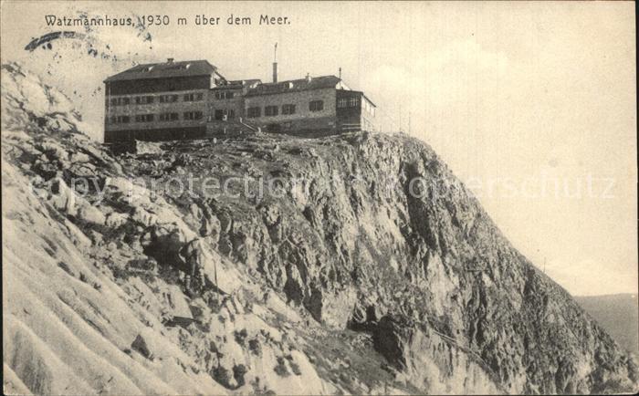 BERCHTESGADEN Bayern Watzmannhaus Berghaus Berchtesgadener Alpen