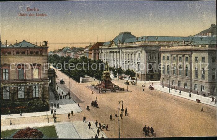 BERLIN  CITY Unter den Linden Denkmal