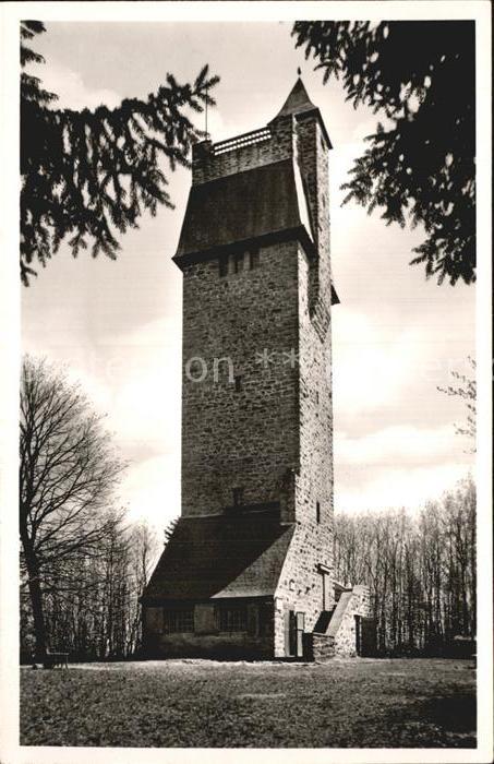Modautal Kaiserturm auf der Neunkircher Hoehe Odenwald