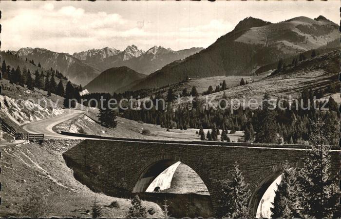 Bayrischzell Alpenstrasse Tatzelwurm Blick zum Wilden Kaiser Alpenpanorama
