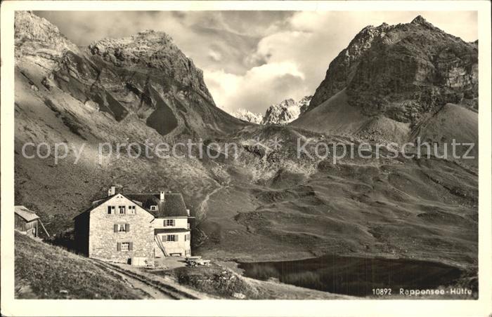 Rappenseehuette Berghaus Heilbronnerweg Allgaeuer Alpen