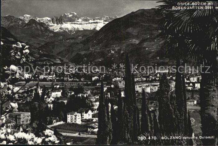 Bolzano verso le Dolomiti Rosengarten Dolomiten