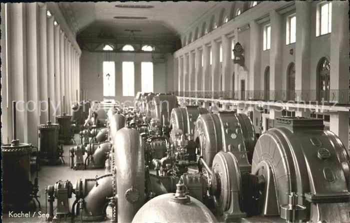 Kochel See Walchenseewerk Turbinenhalle