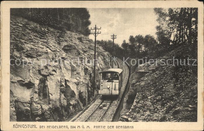 Koenigstuhl Heidelberg Bergbahn