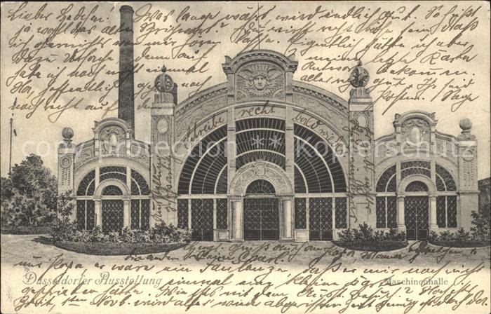 DuessELDORF  CITY Maschinenhalle Duesseldorfer Ausstellung