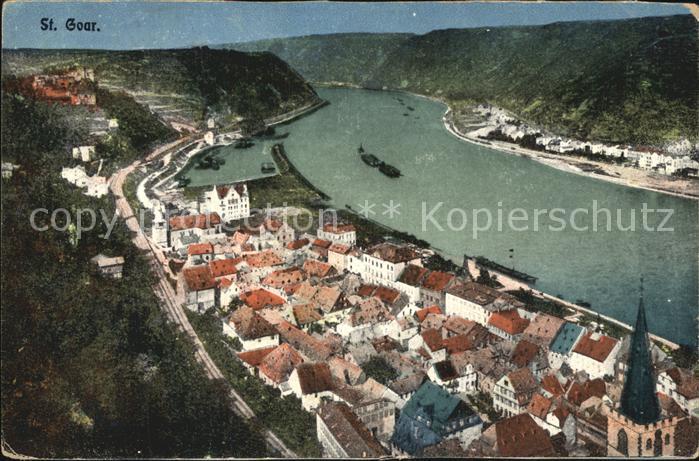 St Goar Panorama Rhein