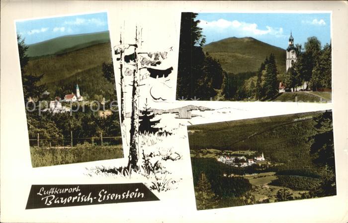 Bayerisch Eisenstein Teilansichten Luftkurort Kirche