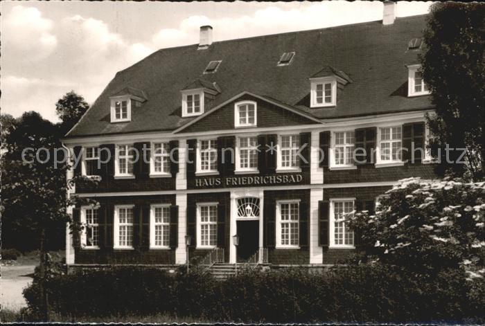 Schwelm Haus Friedrichsbad