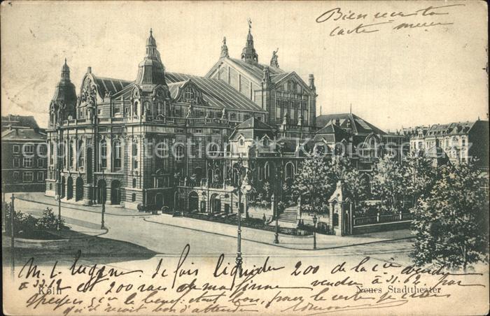 Koeln Rhein Neues Stadttheater