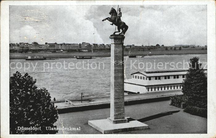 DuessELDORF  CITY Ulanendenkmal