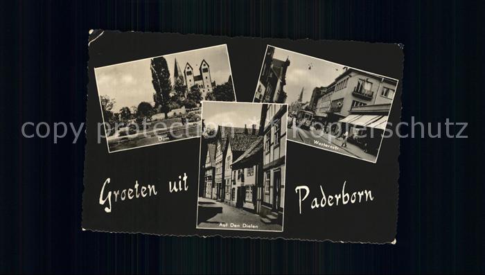Paderborn Dom Westernstrasse Auf den Dielen