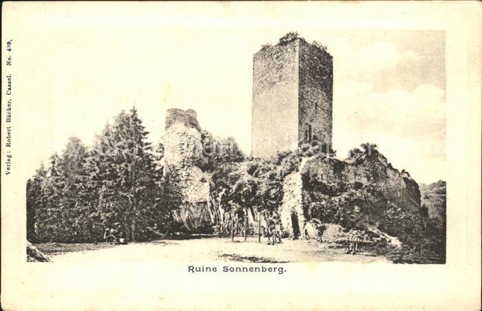 Sonnenberg Wiesbaden Burg Ruine