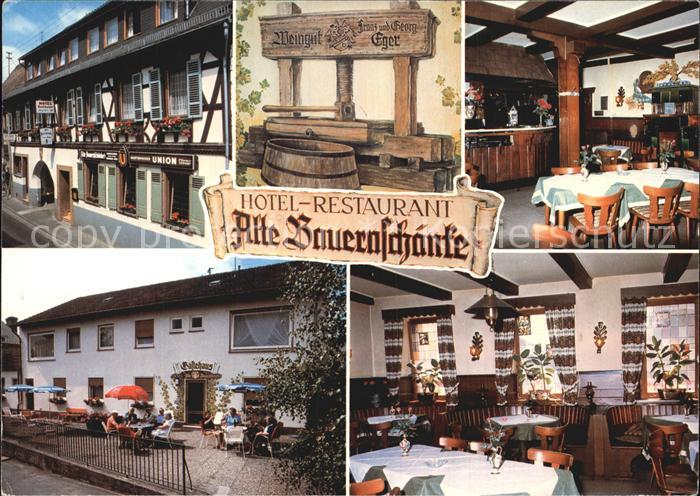 Winkel Oestrich-Winkel Hotel Restaurant Alte Bauernschaenke