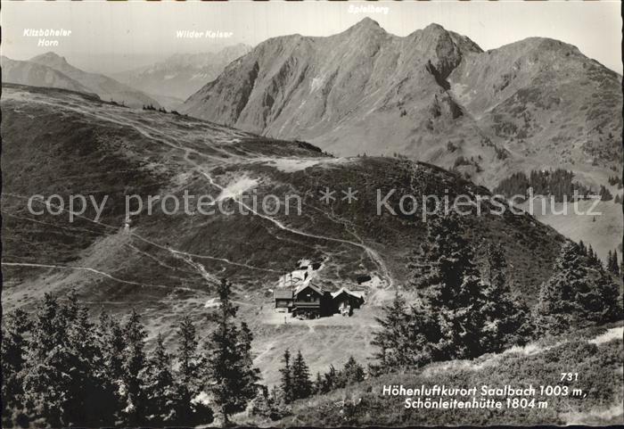 Saalbach-Hinterglemm Schoenleitenhuette Hoehenluftkurort Alpen