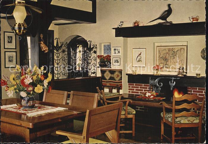 Wiesmoor Blauer Fasan Hotel Restaurant Kaminzimmer