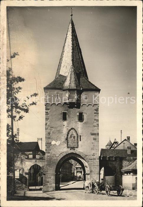 Rosheim Elsass Lothringen Porte d entree