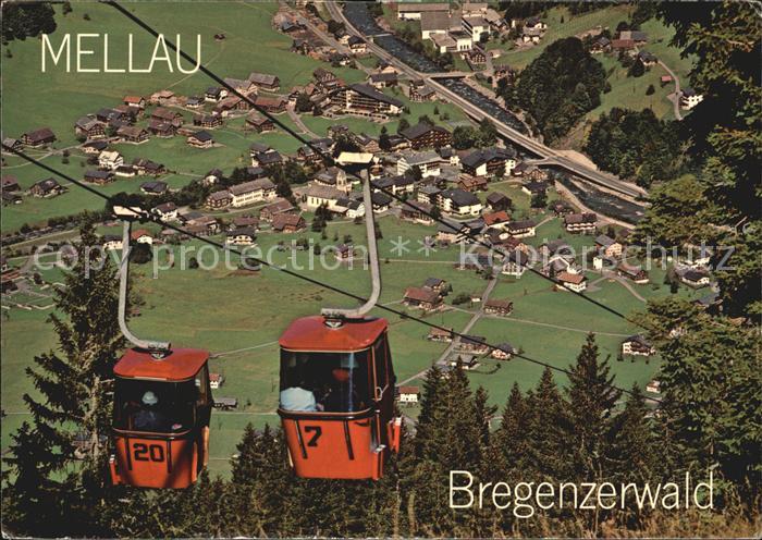 Mellau Vorarlberg Kabinenbahn Blick ins Tal
