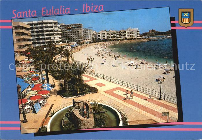 Santa Eulalia del Rio Hotelanlage Swimming Pool Strand Promenade