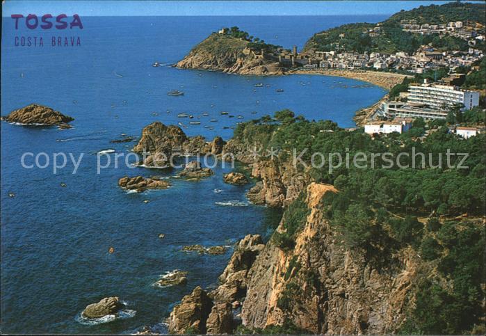 Tossa de Mar Panorama Kueste