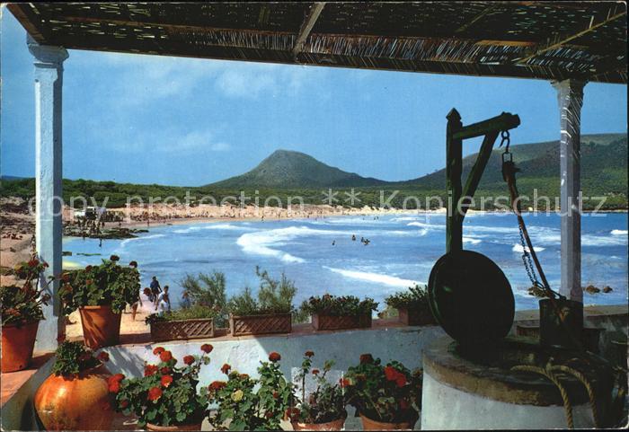 Cala Ratjada Mallorca Playa de Cala Guya Strand Brunnen