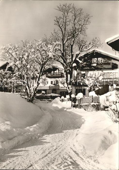 Rimsting Ortspartie im Winter