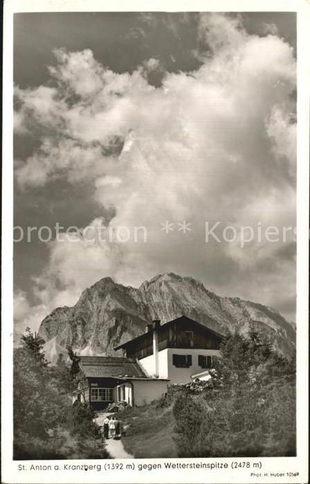 Kranzberg Freising St. Anton mit Wettersteinspitze