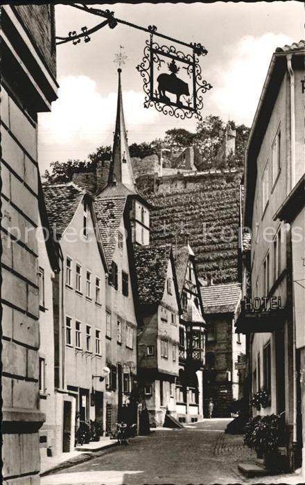 Klingenberg Main Strasse mit Burg