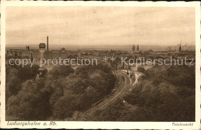 Ludwigshafen Rhein Fliegeraufnahme