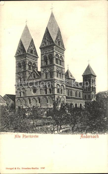 Andernach Rhein Rheinland-Pfalz Pfarrkirche