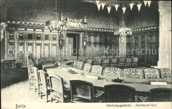 BERLIN  CITY Reichstagsgebaeude Bundesratssaal