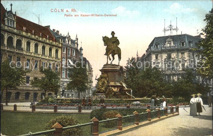 Koeln Rhein Kaiser Wilhelm Denkmal