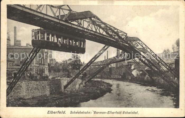 Elberfeld Wuppertal Schwebebahn Barmen-Elberfeld-Vohwinkel