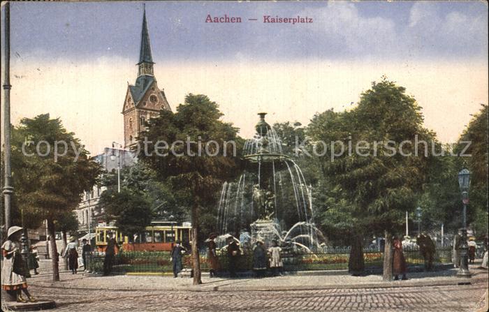 Aachen Kaiserplatz Strassenbahn