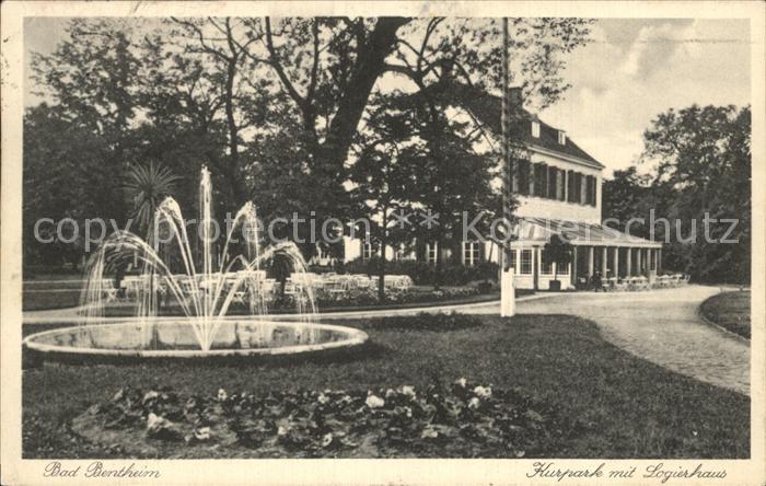 Bad Bentheim Kurpark mit Logierhaus